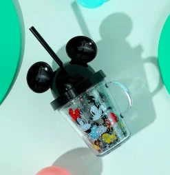 Borraccia Con Cannuccia Collezione Disney - (1Pz)