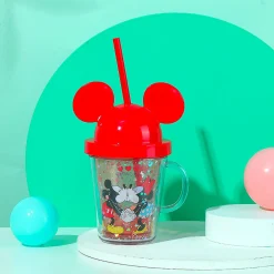 Borraccia Con Cannuccia Collezione Disney - (1Pz)