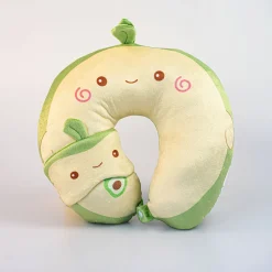 Cuscino Da Viaggio Con Mascherina - Avocado