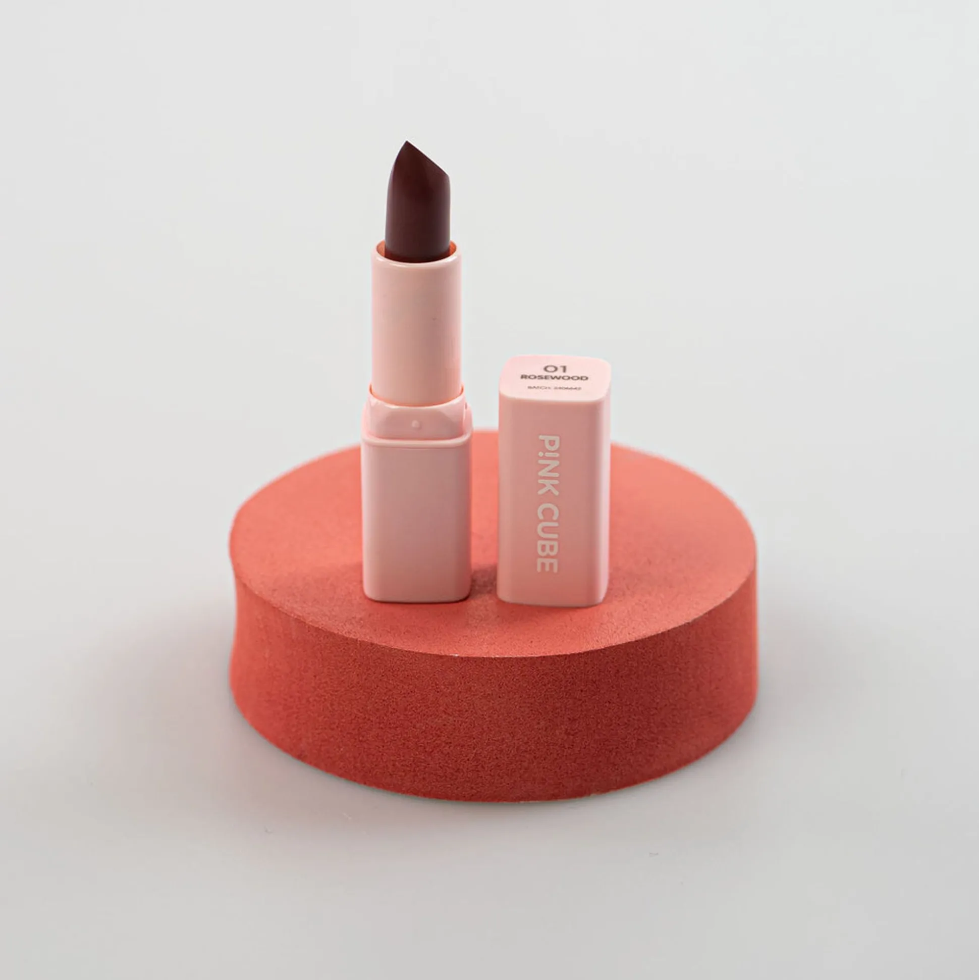 Matte Lipstick - Pink Cube (01 Rosewood)