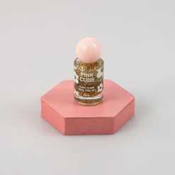 Nail Polish - Pink Cube (17 Fancy Gold)