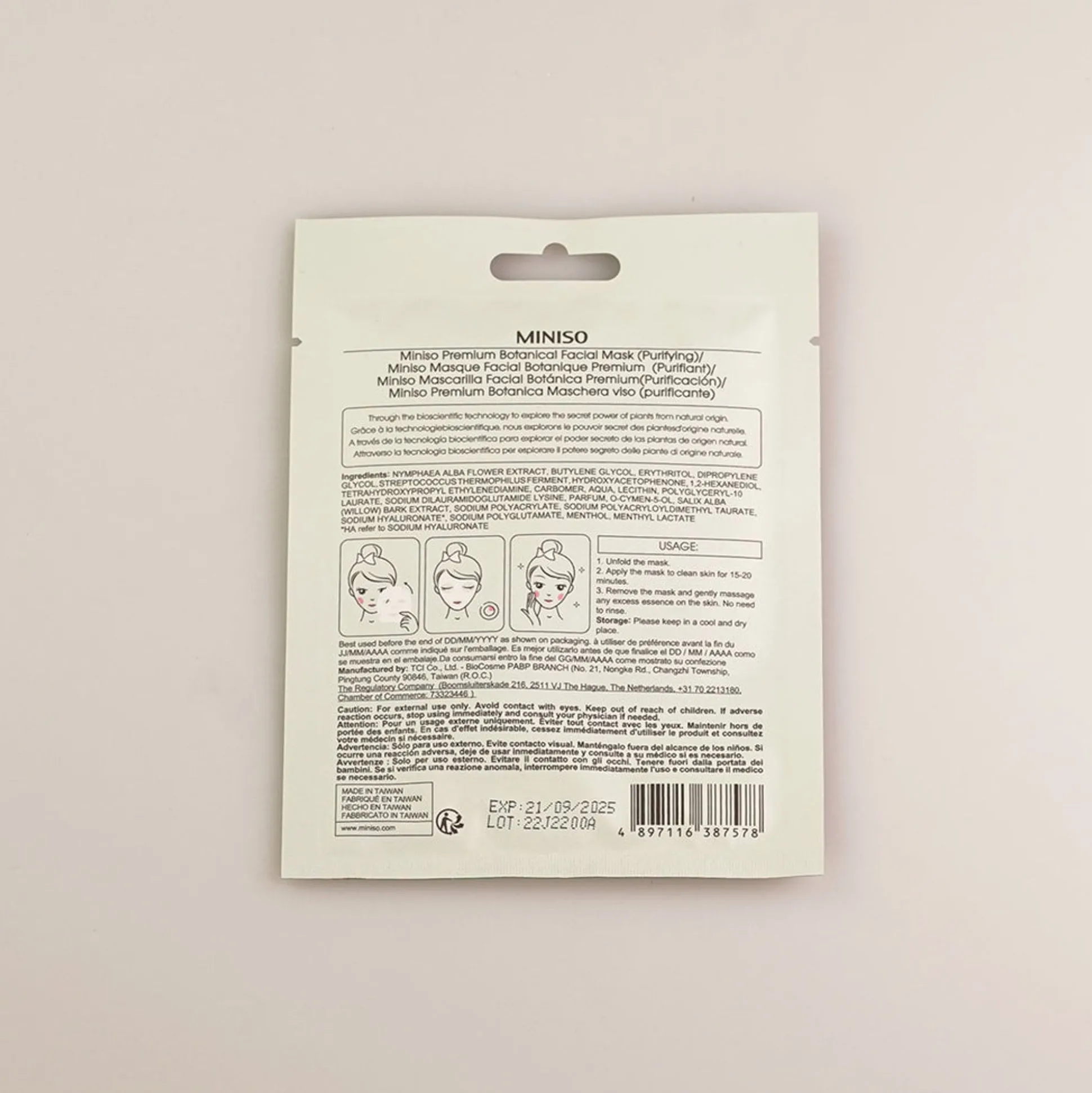 Premium Botanica Facial Mask - Purifying