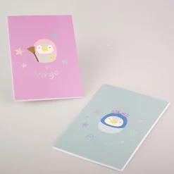 Quaderno Rilegato A Punto - Collezione Segni Zodiacali (A5) - (2Pz)