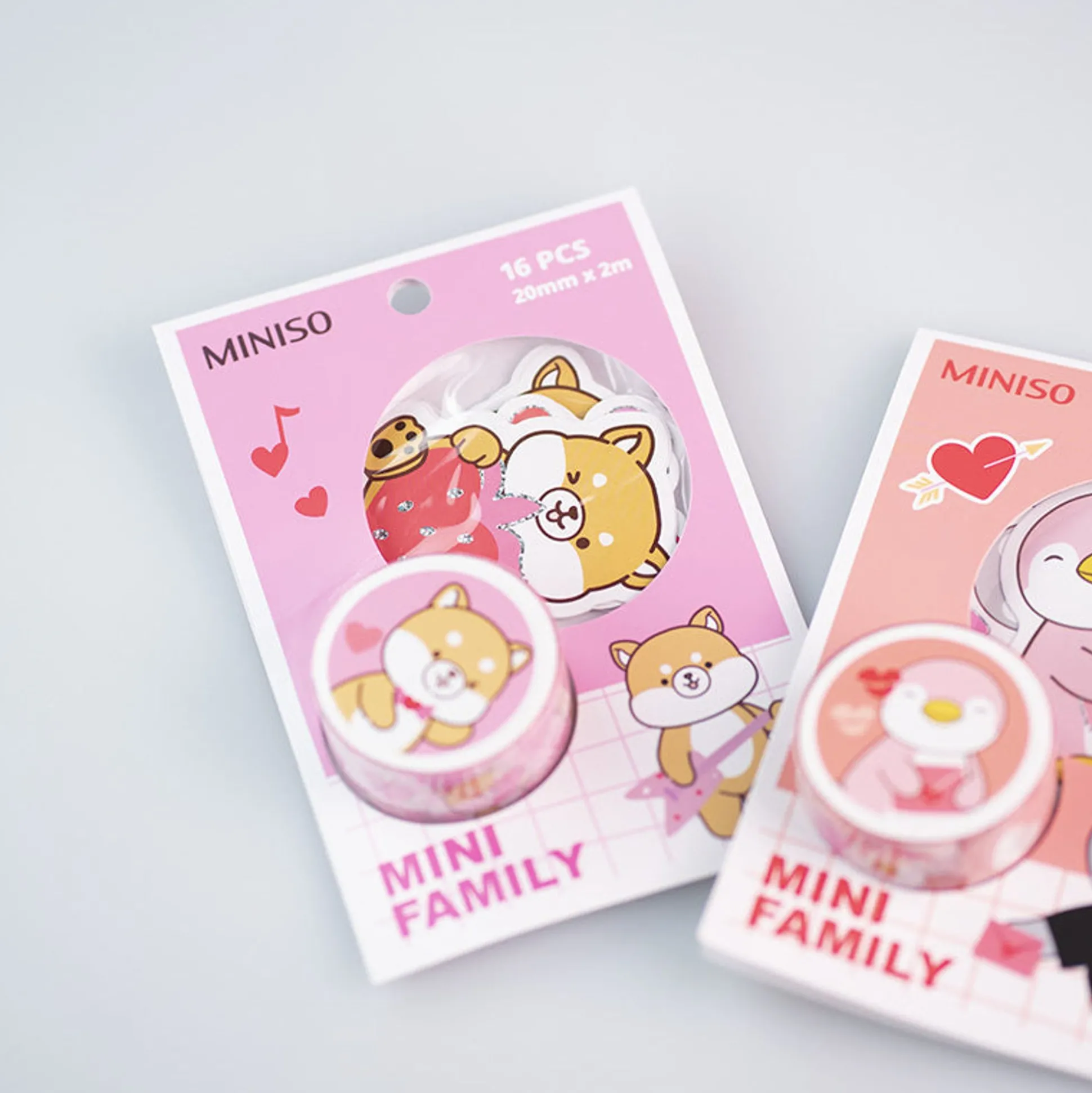 Set Nastro Adesivo E Stickers - Mini Family (1Pz)